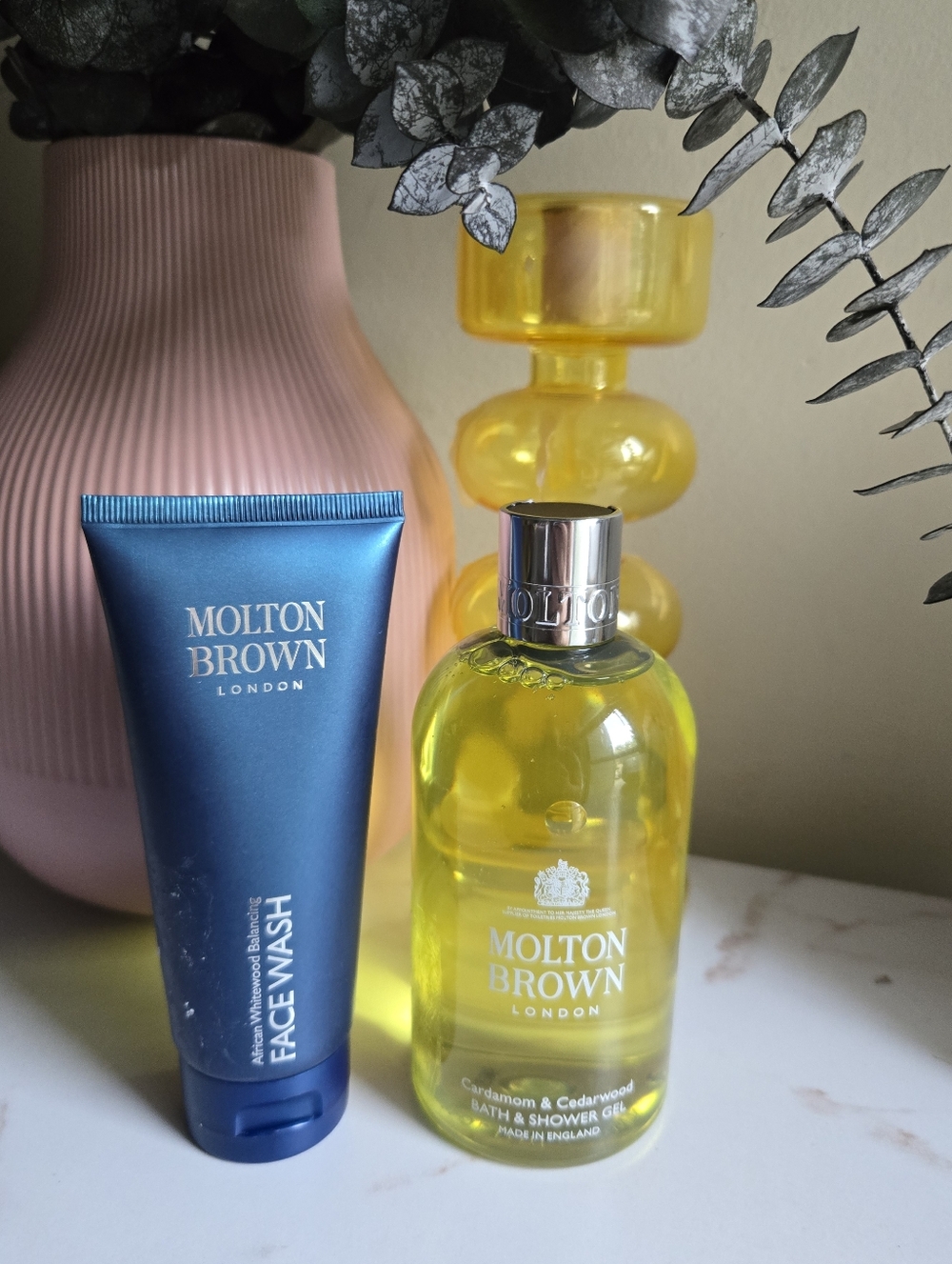 NEW Molton Brown London Body Shower Gel And Facewash Duo Set